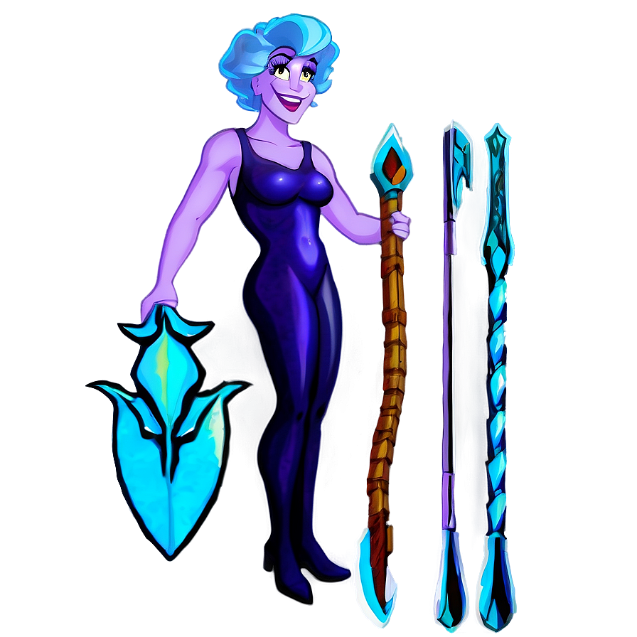 Ursula With Trident Png Uud PNG image