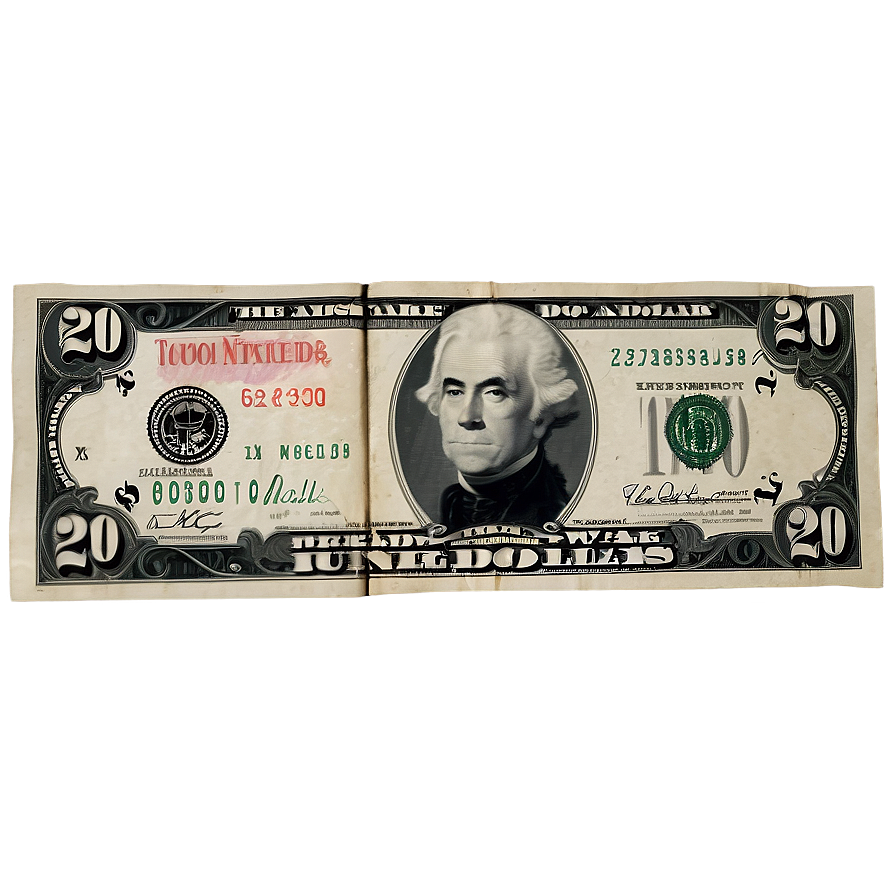 Us 20 Dollar Bill Backside Png 06132024 PNG image