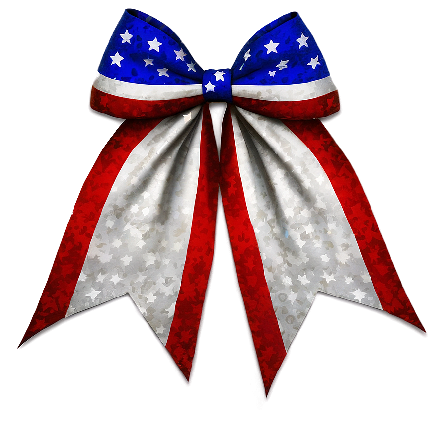 Usa Flag Cheer Bow Png 06212024 PNG image