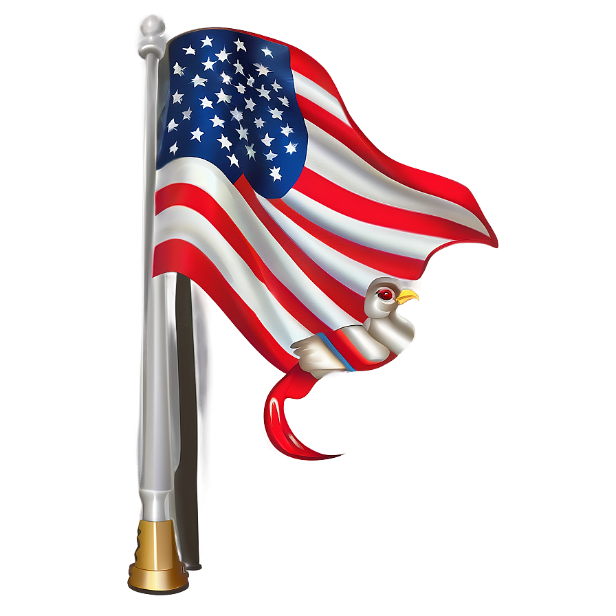 Usa Flag With Eagle Png 05242024 PNG image