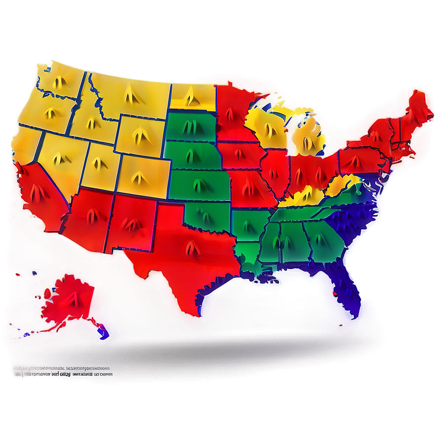 Usa Map Icon Png 05252024 PNG image