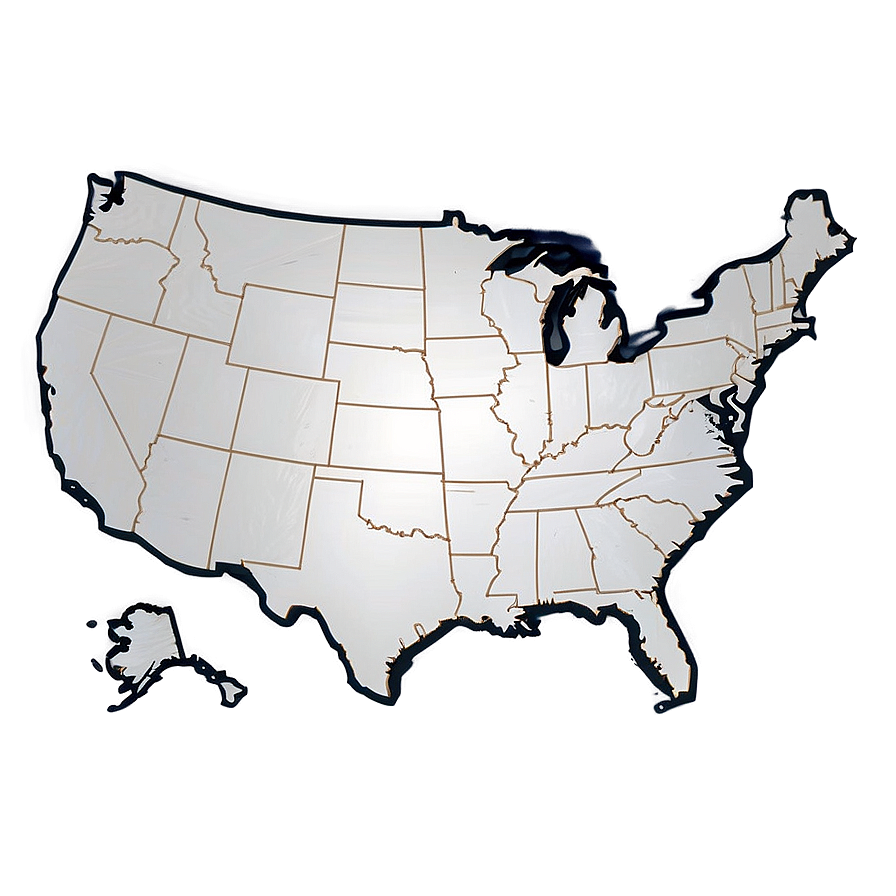 Usa Map Outline Png Jvr PNG image