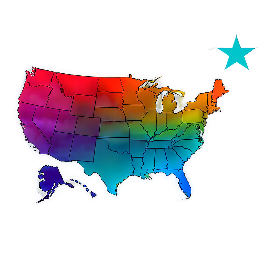 Usa Map Silhouette Png Foi PNG image