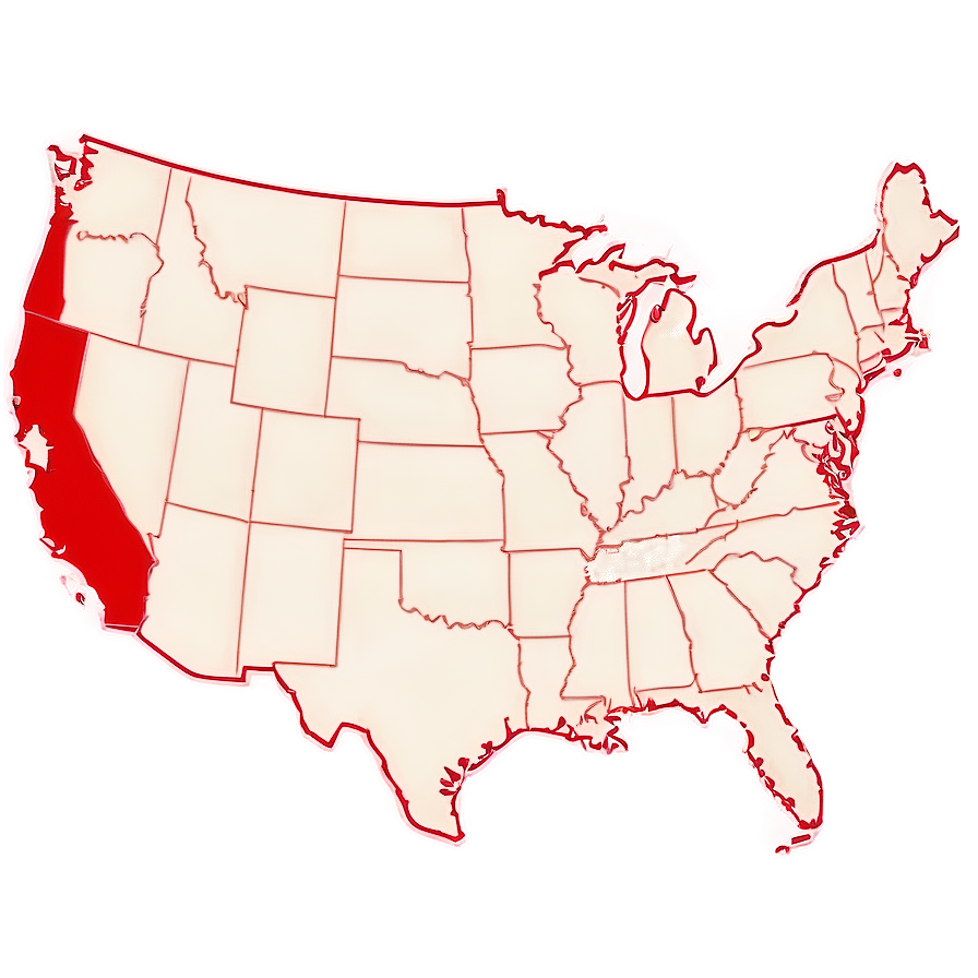 Usa Outline Map Png Dmy PNG image