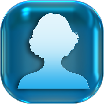 User Profile Icon Blue PNG image