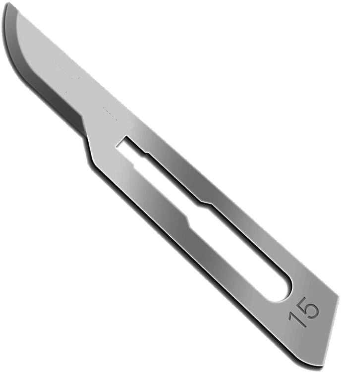 Utility Blade Single Edge Number15 PNG image
