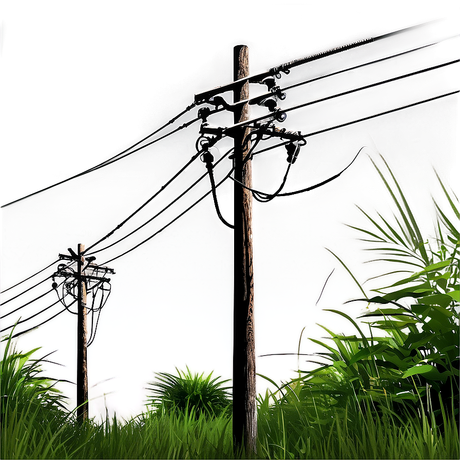 Utility Pole In Landscape Png Ccc PNG image