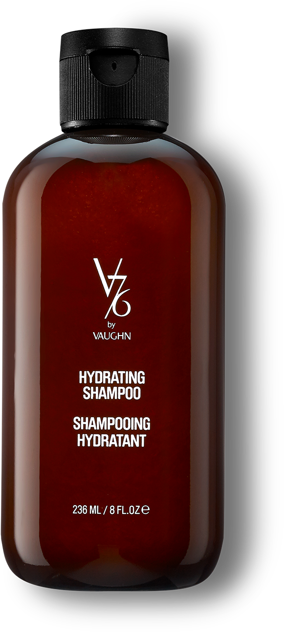 V76 Hydrating Shampoo Bottle PNG image