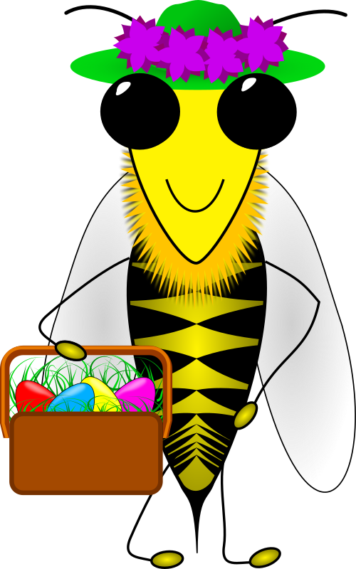 Vacation Bee Clipart PNG image