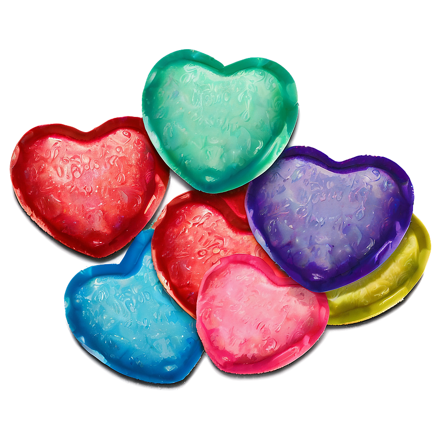 Valentine Candy Hearts Png 06212024 PNG image