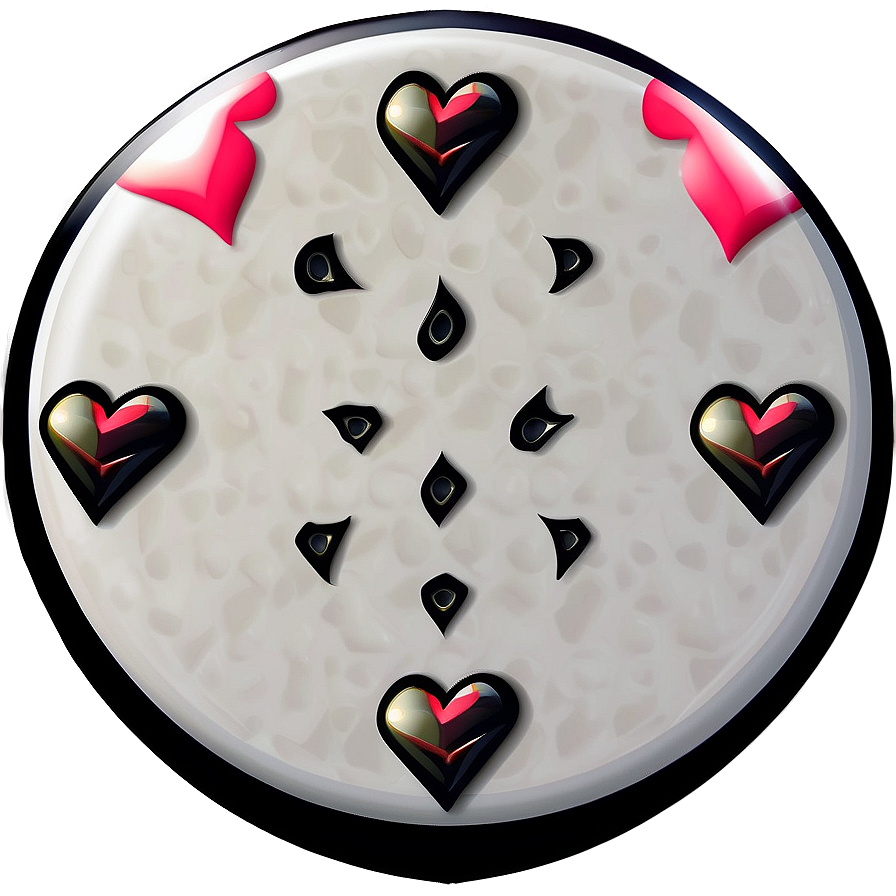 Valentine Heart Button Png 06262024 PNG image