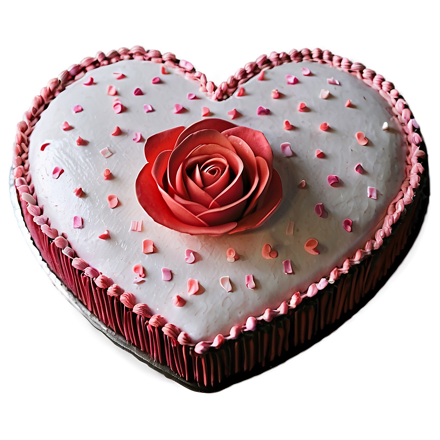 Valentine Heart Cake Png Koe PNG image