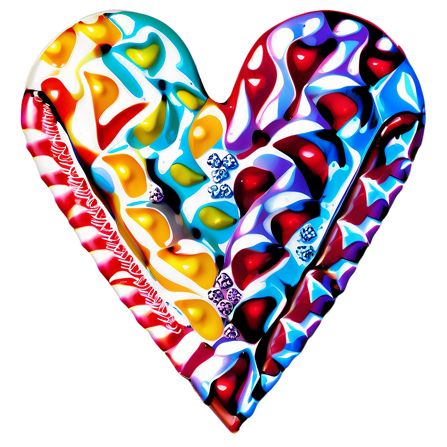 Valentine Heart Candy Png 39 PNG image