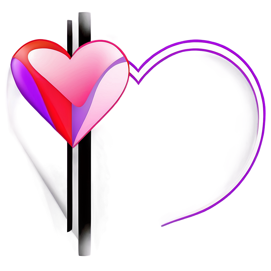 Valentine Heart Design Png Uyv86 PNG image