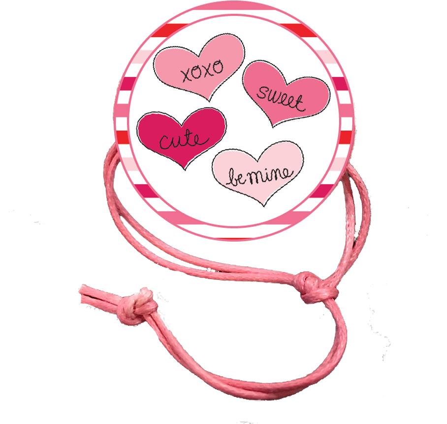 Valentine Hearts Border Design PNG image