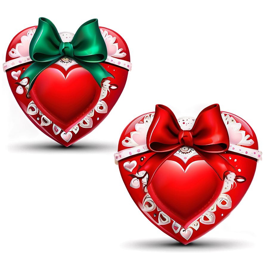 Valentine Red Bow Png Rpv67 PNG image