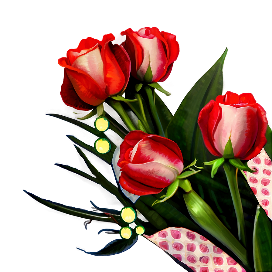 Valentines Day Bouquet Png 05212024 PNG image