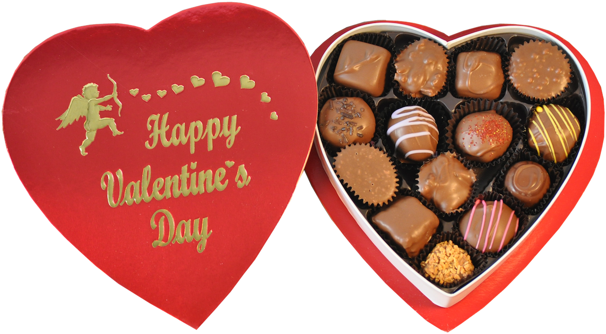 Valentines Day Chocolate Box PNG image