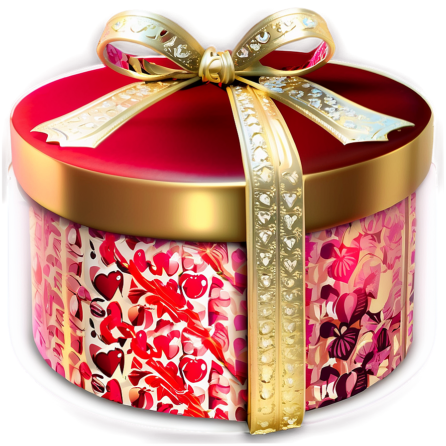 Valentines Day Gift Box Png 05212024 PNG image