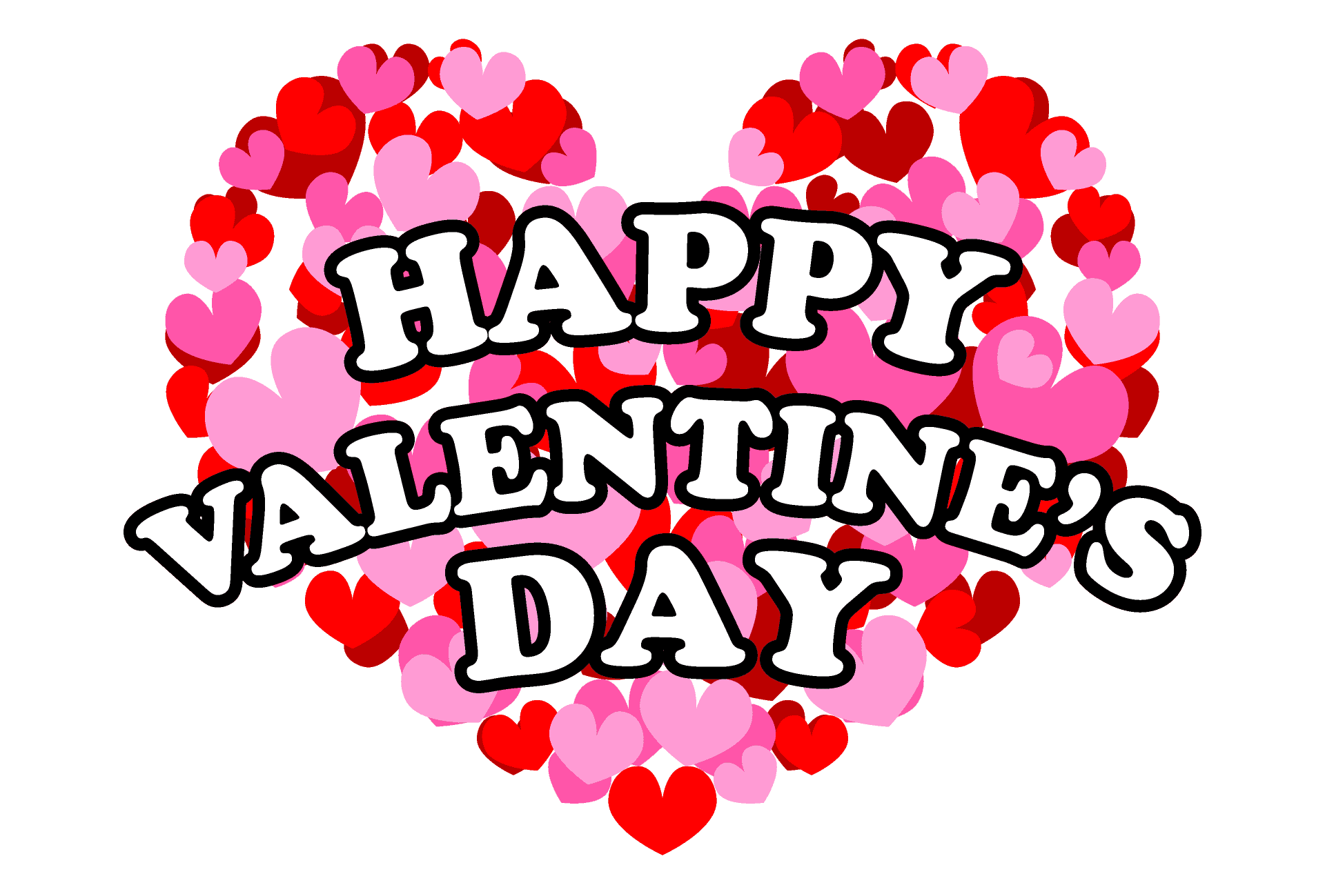 Valentines Day Heart Graphic PNG image