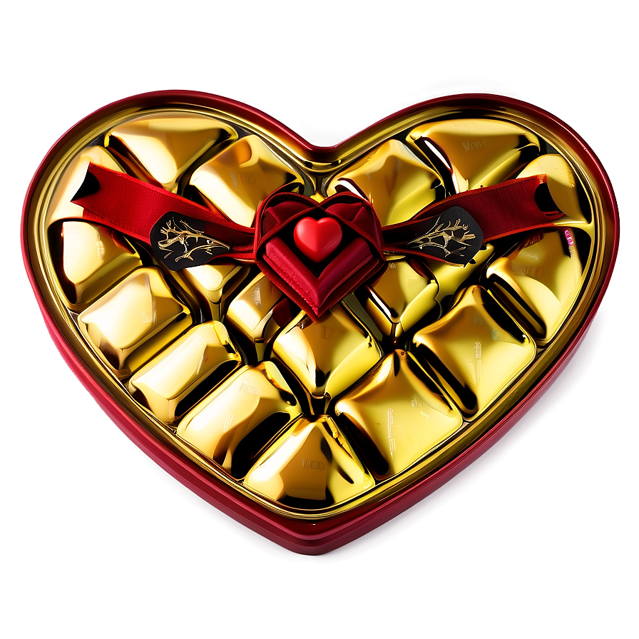 Valentines Day Heart Shaped Box Png Dos PNG image