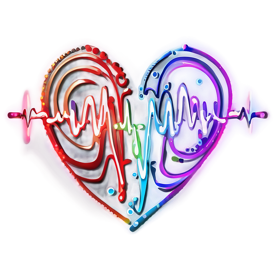 Valentines Day Heartbeat Png 80 PNG image