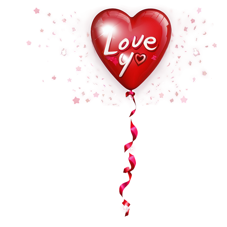 Valentines Day Love Balloon Png 45 PNG image