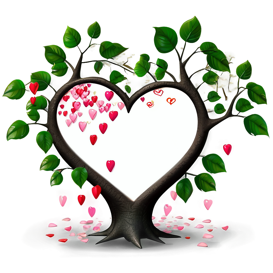 Valentines Day Love Tree Png 17 PNG image