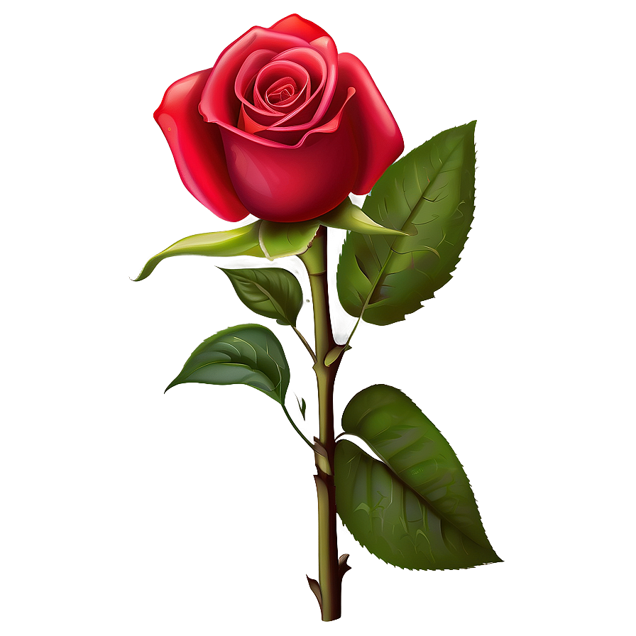 Valentines Day Red Rose Png 05212024 PNG image