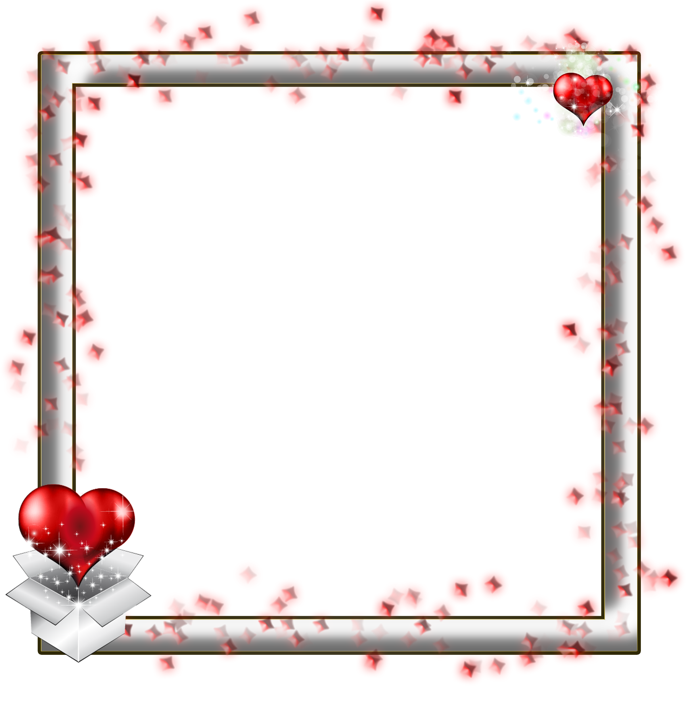 Valentines Heart Frame PNG image