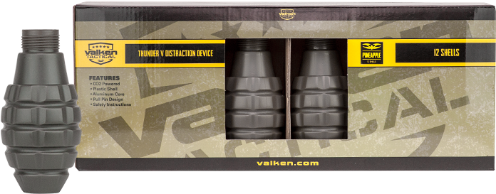 Valken Tactical Thunder V Distraction Device Packaging PNG image