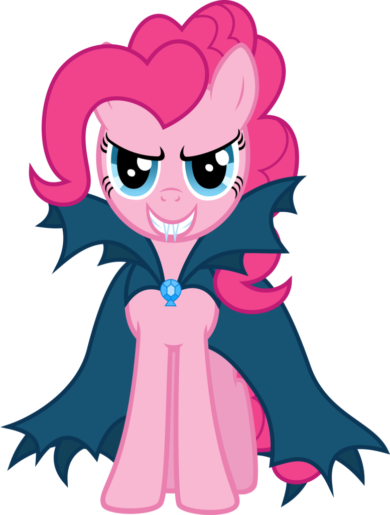 Vampire Pony Cartoon Character PNG image