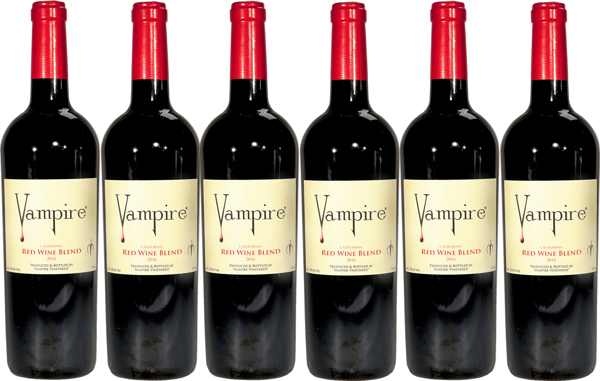 Vampire Red Wine Blend Bottles PNG image