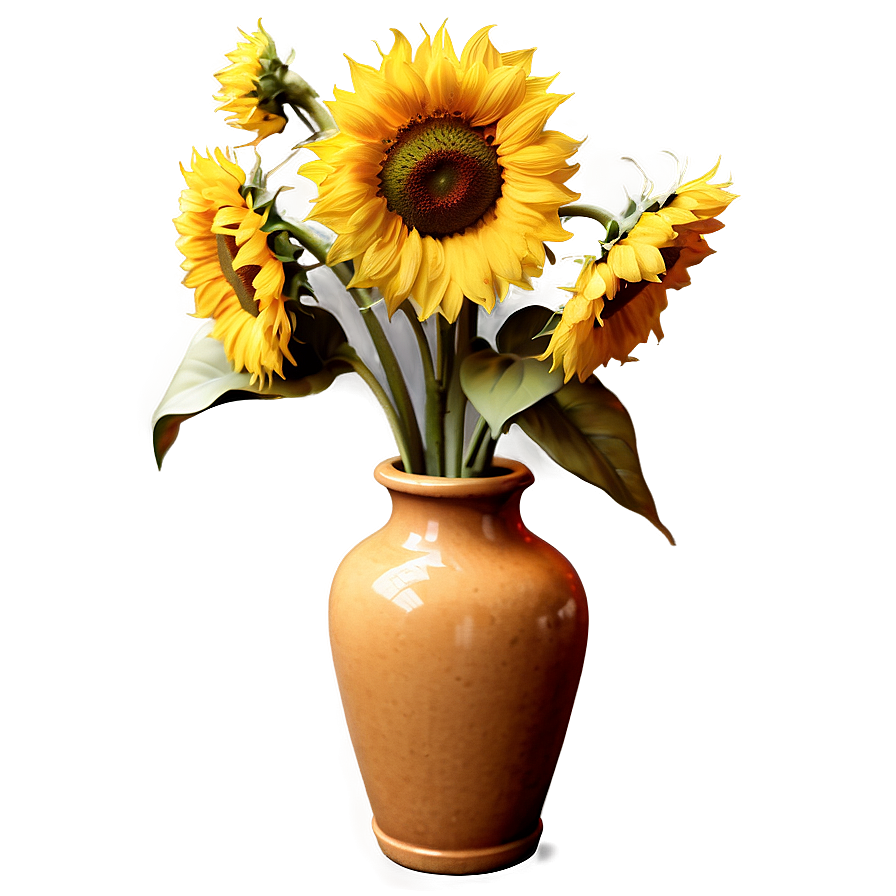 Van Gogh Sunflowers Art Png 49 PNG image