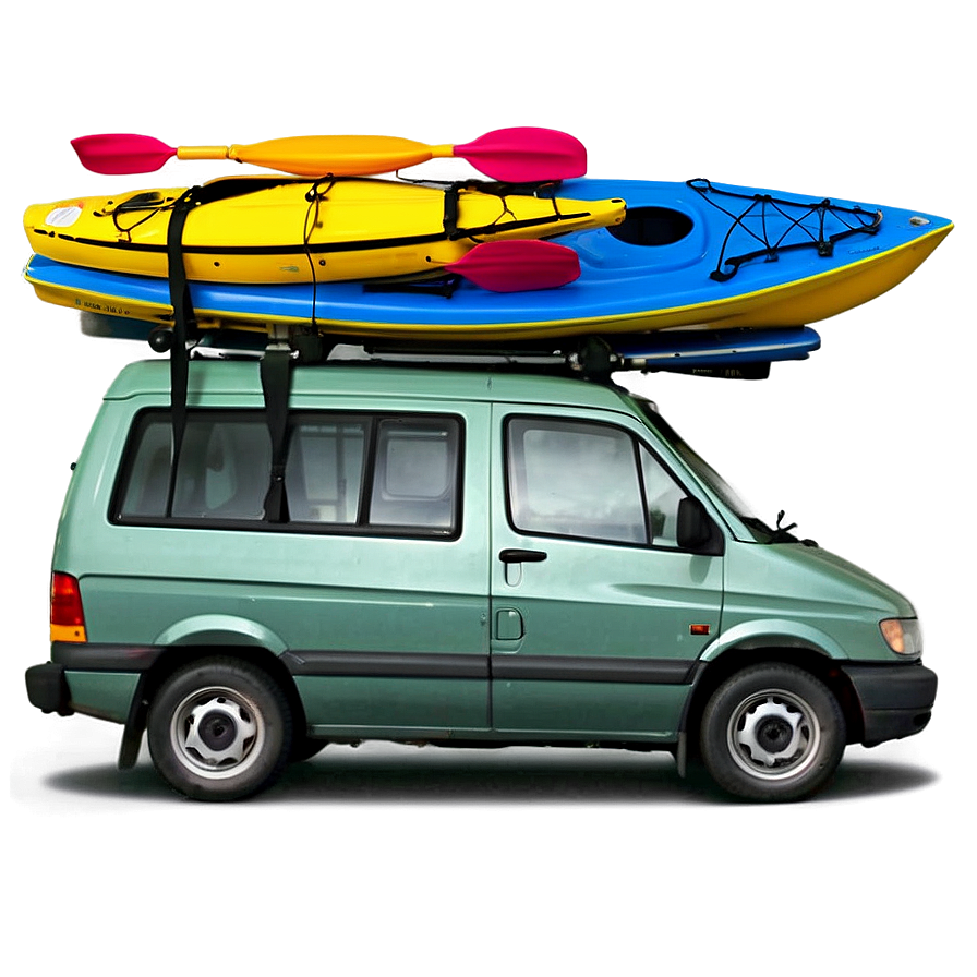 Van With Kayak On Roof Png 06202024 PNG image