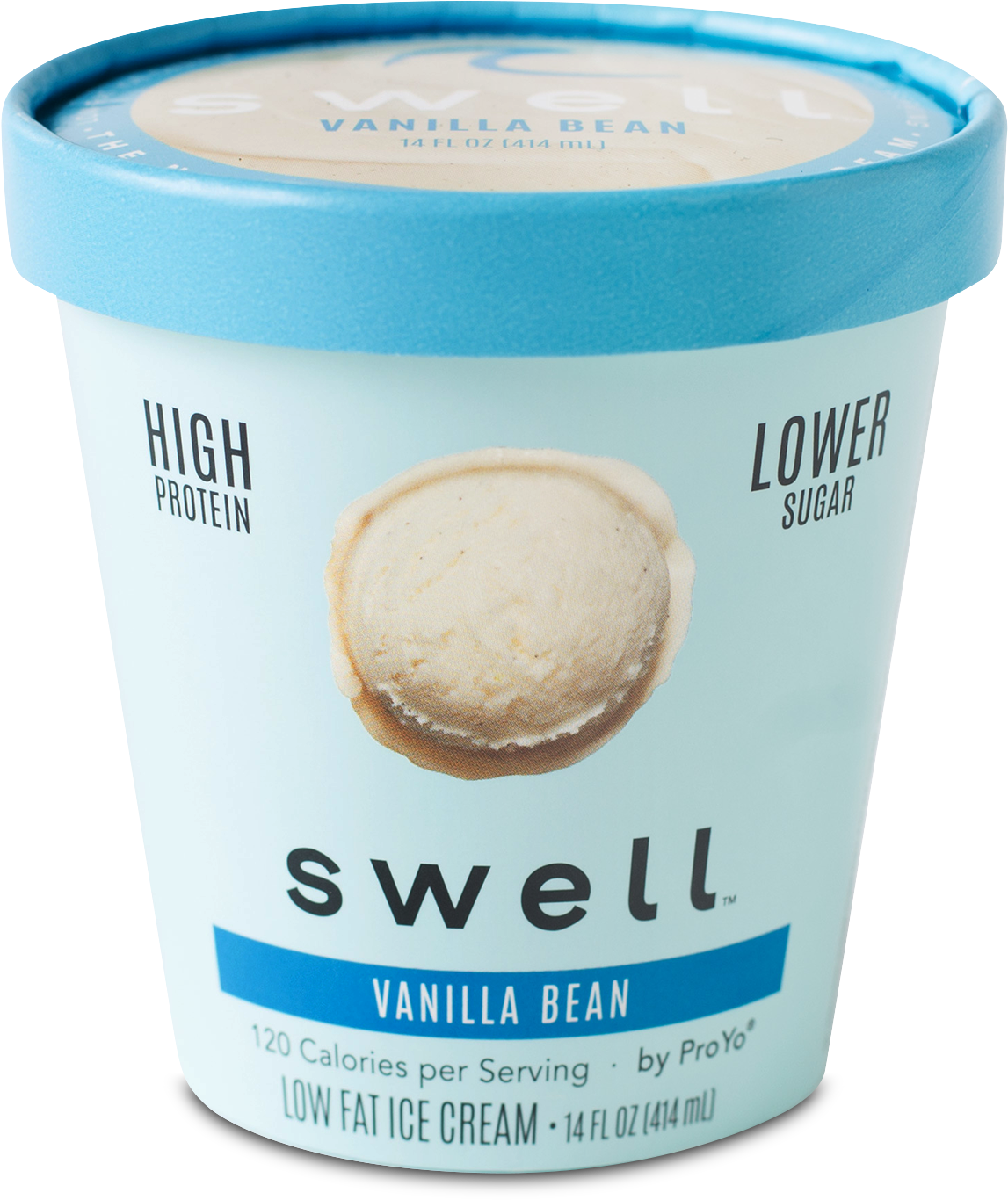 Vanilla Bean Ice Cream Container PNG image