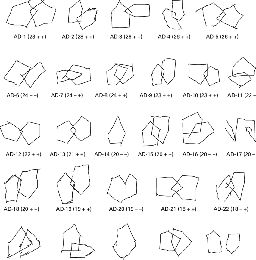 Variationsof Pentagons Pattern PNG image
