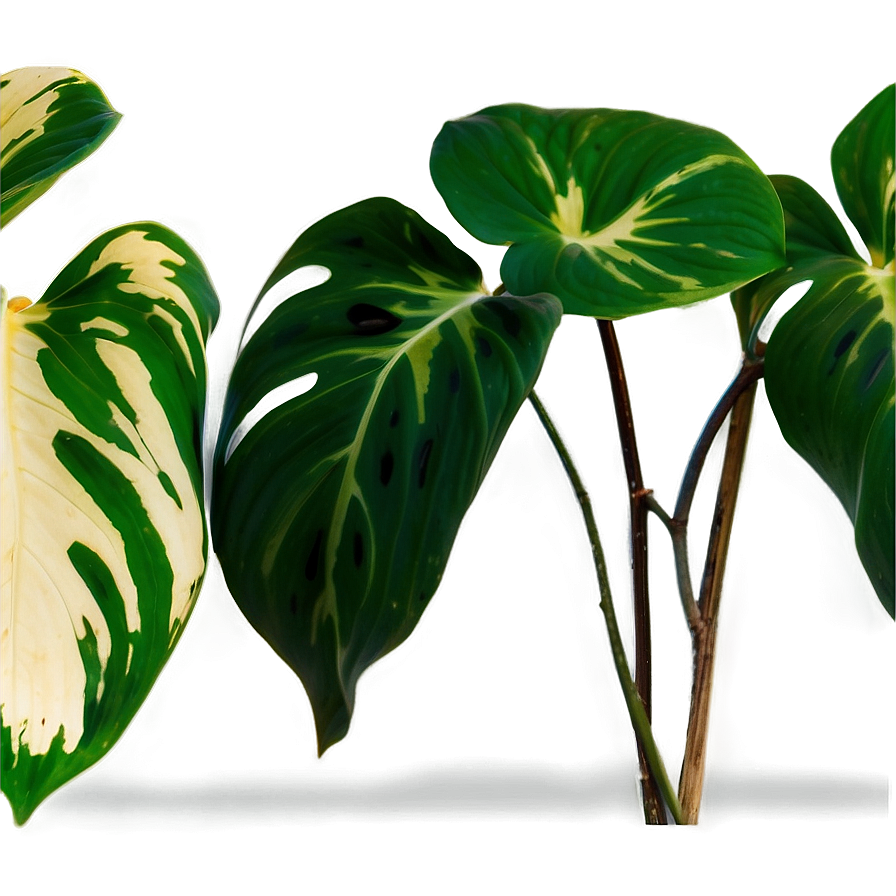 Variegated Pothos Varieties Png Ior87 PNG image