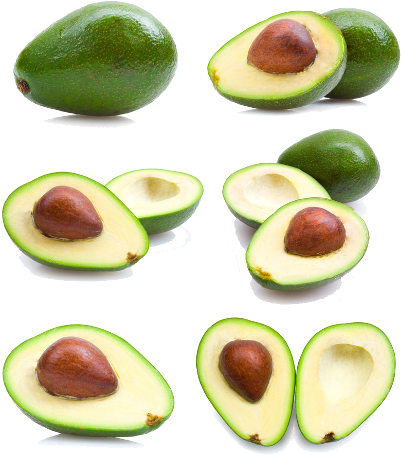 Varietyof Avocados PNG image