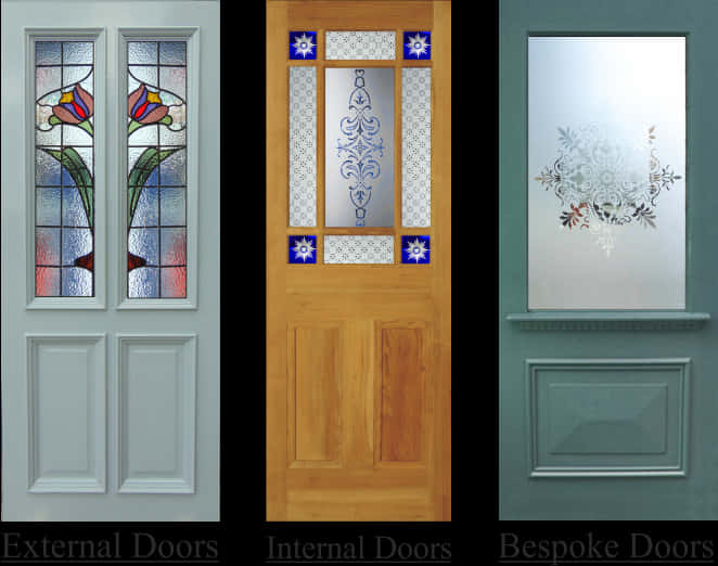 Varietyof Decorative Doors PNG image