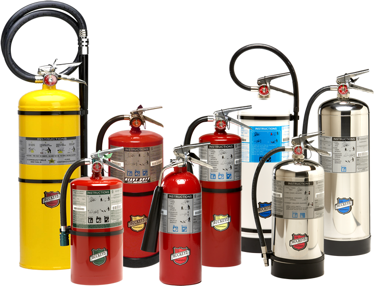 Varietyof Fire Extinguishers PNG image
