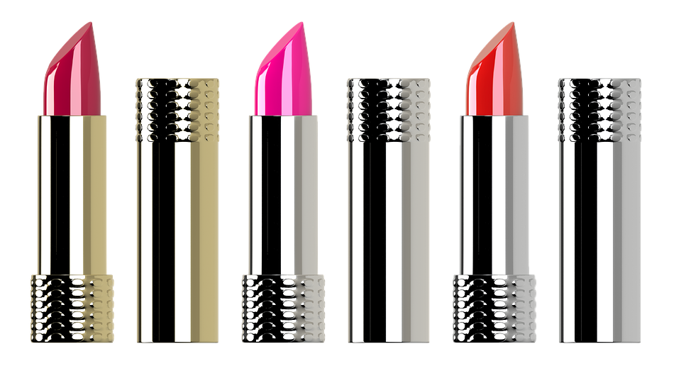 Varietyof Lipsticks Display PNG image