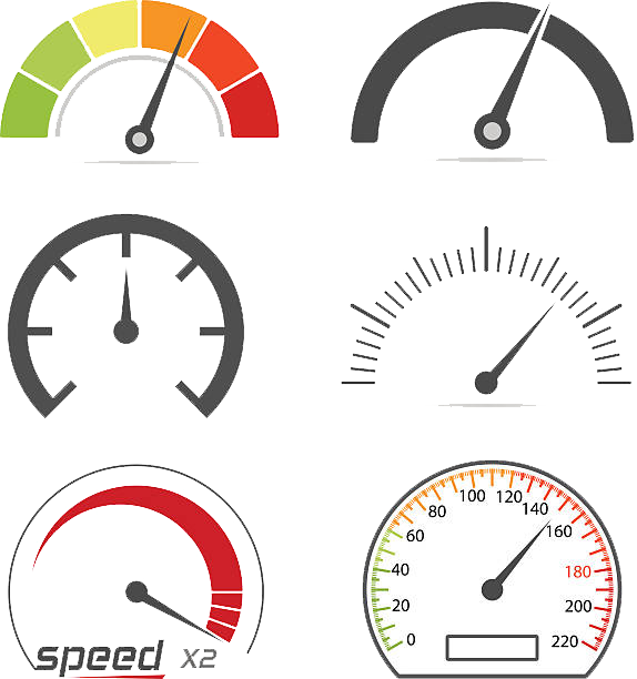 Varietyof Speedometer Designs PNG image