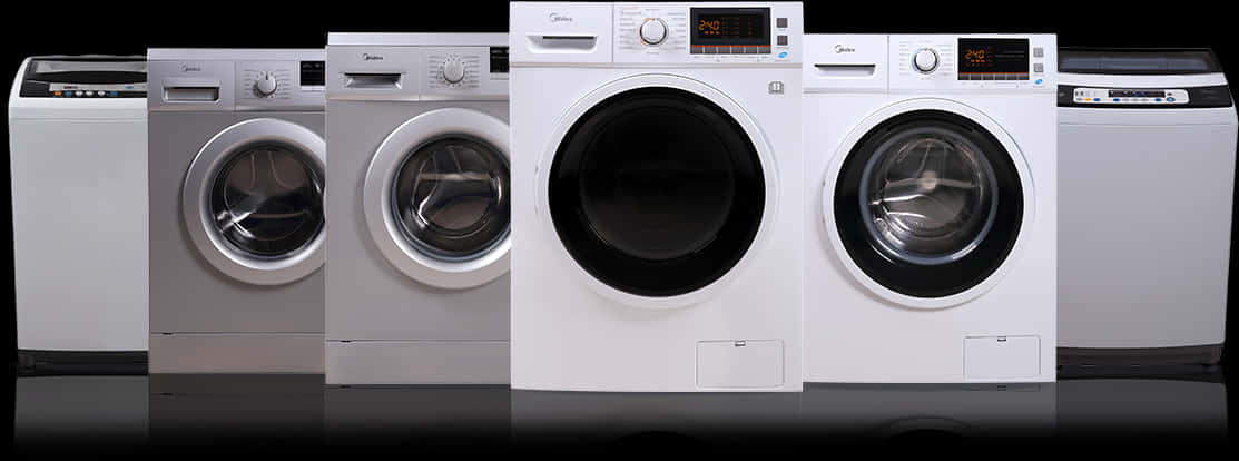 Varietyof Washing Machines PNG image