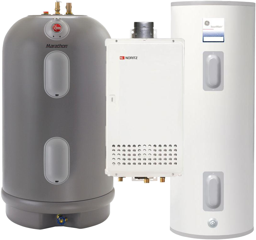 Various Home Water Heaters PNG image