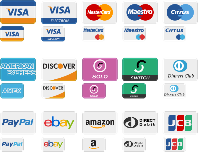 Various Payment Options Logos PNG image