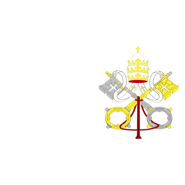 Vatican City Papal Emblem PNG image