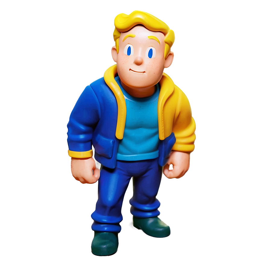 Vault Boy Cartoon Character Png 06202024 PNG image