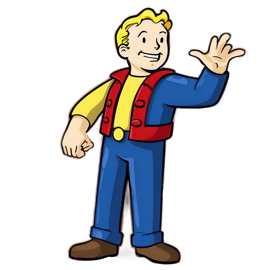 Vault Boy Fallout Mascot Png 06202024 PNG image