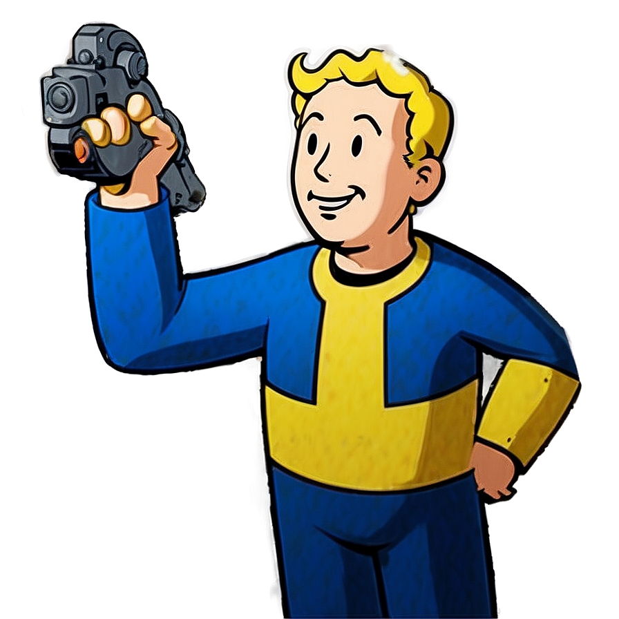 Vault Boy For Fallout Fans Png 5 PNG image